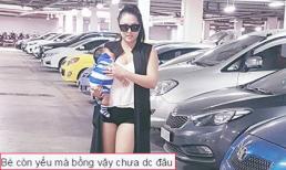 Phi Thanh Vân bị 'ném đá' vì không biết cách bế con 