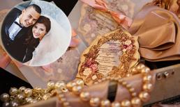 Lộ thiệp cưới cầu kì, sang trọng của Lương Thế Thành - Thúy Diễm
