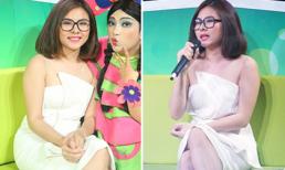 Vân Trang tăng cân, ốm nghén ở những tháng đầu thai kì