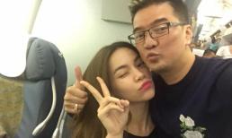 Hồ Ngọc Hà và Đàm Vĩnh Hưng nhí nhảnh trên máy bay