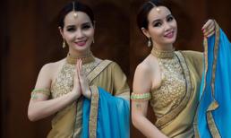 Mai Thu Huyền khoe vẻ đẹp đằm thắm trong trang phục Ấn Độ 