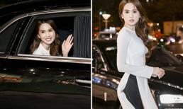 Ngọc Trinh đi xe trên 20 tỷ đến buổi ra mắt phim về cuộc đời mình