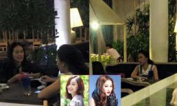 Maya và bạn gái Cường Đô la trò chuyện thân thiết