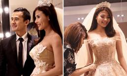 Hé lộ váy cưới của vợ chồng Lương Thế Thành - Thúy Diễm