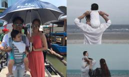 Phan Hiển và Khánh Thi đưa con đến nơi tình yêu của họ bắt đầu