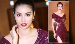 Phạm Hương diện váy xẻ cao khoe chân dài miên man