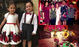 Tiệc sinh nhật tròn 4 tuổi ấm cúng của cặp song sinh nhà Hồng Nhung