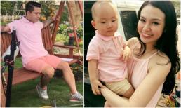 Cả nhà Tuấn Hưng lần đầu đóng chung quảng cáo