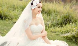 'Gái 3 con' Hạ Vy đẹp long lanh trong bộ ảnh cưới lần 2