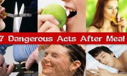 Những thói quen xấu sau khi ăn khiến bạn 'chết dần chết mòn'