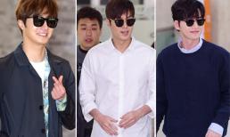 Lee Min Ho cùng loạt mỹ nam Hàn lần lượt đổ bộ sân bay