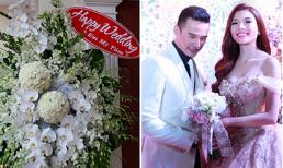 Mỹ Tâm gửi hoa chúc mừng đám cưới 'người yêu' Lương Thế Thành