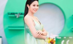 Ngọc Hân sexy trong bộ đầm tự thiết kế