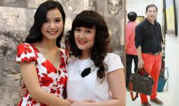 Vân Dung - Quang Thắng rạng rỡ chia vui cùng diễn viên Lương Giang