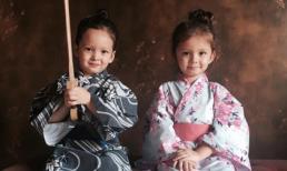 Hai con của Hồng Nhung 'đốn tim' fan khi mặc  Kimono