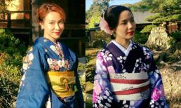 Uyên Linh và Phương Linh diện Kimono khiến fan mê mẩn