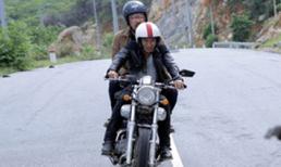 Vợ mang bầu lần 4, Lý Hải phóng môtô cực ngầu như bay