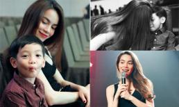 Con trai Subeo đến cổ vũ Hồ Ngọc Hà trong buổi tập hát