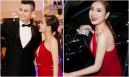 Hoàng Thuỳ Linh tự lái xe đến ủng hộ bạn trai Vĩnh Thuỵ