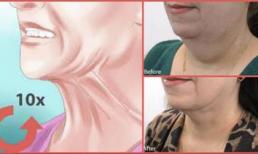 Cách đơn giản để thoát khỏi tình trạng 2 cằm