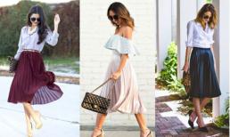 Váy xếp ly - xu hướng tuyệt vời làm say lòng phái đẹp