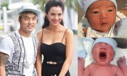 Cận gương mặt đáng yêu của con trai Ưng Hoàng Phúc