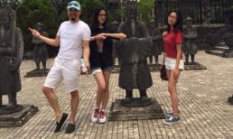 Đức Hùng xì tin bên hai con gái xinh như hotgirl 