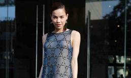 Hồ Ngọc Hà diện đầm tua rua hút mắt dưới nắng chiều vàng ươm