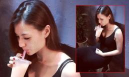 Hồng Quế diện váy bó sát lần đầu khoe bụng bầu 4 tháng