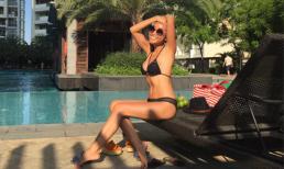 Ca sĩ Đoan Trang diện bikini khoe làn da bánh mật 