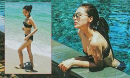 Hoa hậu Kỳ Duyên mặc bikini khoe dáng trên bãi biển 