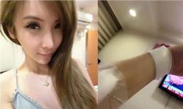 Nữ người mẫu Đài Loan gây sốc khi tường thuật trực tiếp cảnh tự tử