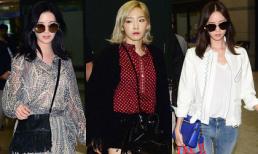 3 'mẩu' SNSD đọ sắc sang chảnh tại sân bay quốc tế Incheon