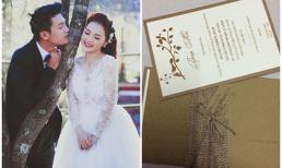 Lộ thiệp cưới của ‘soái ca’ màn ảnh việt Quang Tuấn và bạn gái ca sĩ