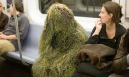 'Cười ngất' với loạt ảnh hài hước trên xe buýt và tàu điện ngầm