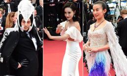 Loạt sao Hoa ngữ cố tình làm 'chiêu trò' tại thảm đỏ LHP Cannes 2016