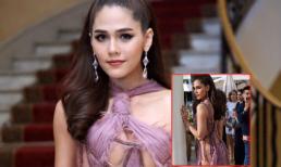 Mỹ nhân Thái Chompoo Araya lại bị fan la ó khi không mặc nội y