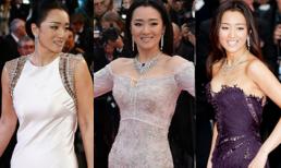 Những bộ váy tạo nên tên tuổi của Củng Lợi tại LHP Cannes các năm