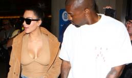 Chồng Kim Kardashian khó mà ngó lơ trước vòng một đẫy đà của vợ