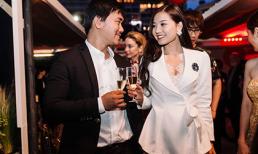 Khánh Hiền tình tứ cùng bạn tại LHP Cannes