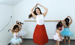 Thanh Thúy dạy múa cho trẻ em tại CH Czech