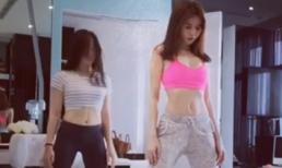 Ngọc Trinh tập nhảy sexy khoe vòng eo 56cm