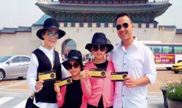 Những khoảnh khắc hạnh phúc của gia đình Quyền Linh ở Hàn Quốc