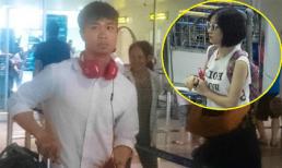 Hòa Minzy bí mật ra sân bay đón Công Phượng về nước 