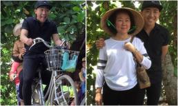 Hơn 230 ngàn like cho bức ảnh Trấn Thành đèo mẹ bằng xe đạp