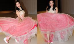 Sao nữ gốc Việt mặc quê mùa, múa may quay cuồng tại sự kiện