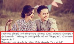 Tú Vi đáp trả những người nói chồng mình là gay 