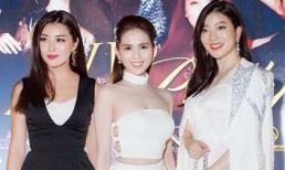 Ngọc Trinh không hề kém cạnh khi 'đọ sắc' cùng Hoa hậu Hàn - Trung