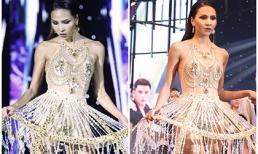 Minh Triệu gợi cảm chưa từng thấy trên sàn diễn 'Đêm hội chân dài'