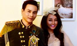 Ngắm vẻ đẹp hoàng tộc của ca sĩ Khả Tú trong bộ ảnh cưới hoàng gia